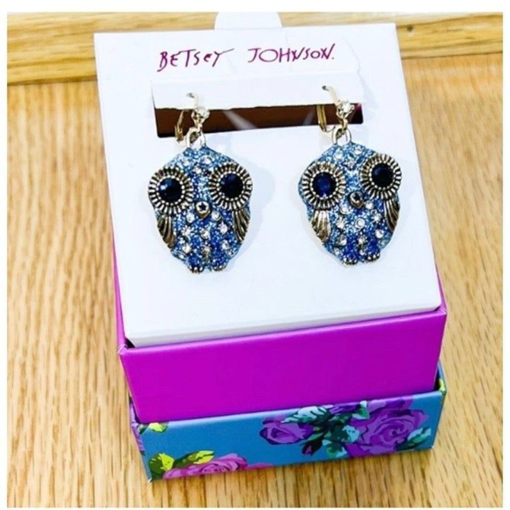 Betsey Johnson NWT Owl Jewelry Set - Picture 2 of 4